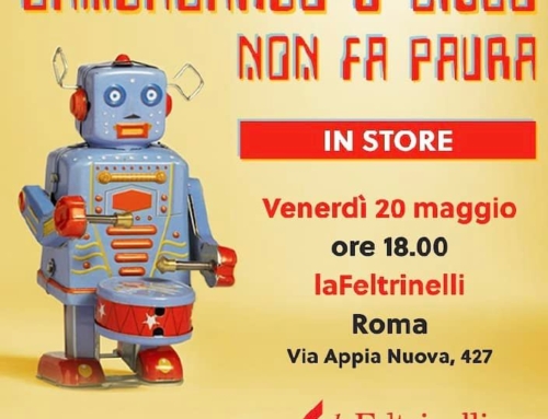 Venerdì 20 maggio, ore 18,00 presentazione del nuovo disco Non fa paura, presso la Feltrinelli di Roma in via Appia nuova!
