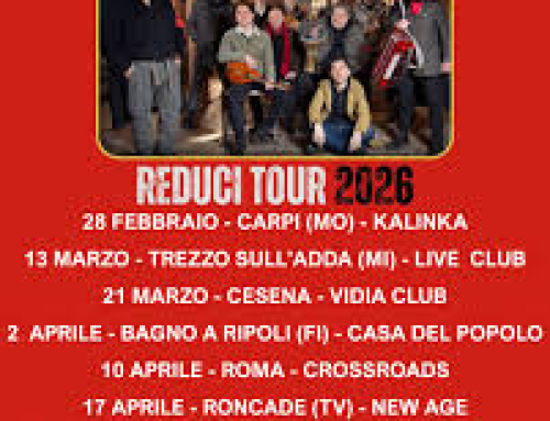 Ecco le prime date confermate del nuovo tour di Cisco per il disco REDUCI in uscita a marzo !