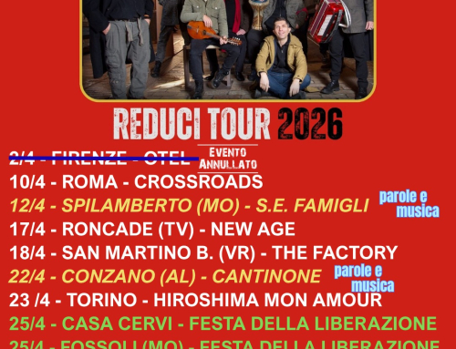 Cambiano le date del Tour di REDUCI con nuove date, ecco l’elenco aggiornato.