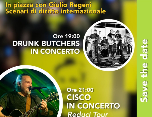 Sabato 09 maggio Cisco dal vivo a Bazzano BO – Giornata per il Diritto Internazionale !