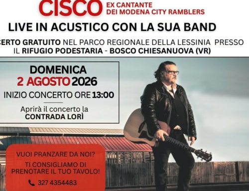 Domenica 2 agosto RIFUGIO PODESTARIA , Bosco Chiesanuova VR inizio ore 15:00