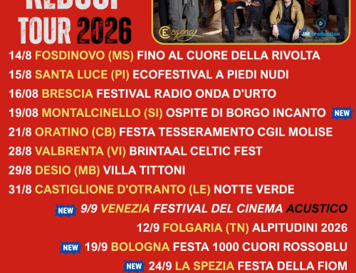 Aggiunte nuove date al tour di REDUCI ! e una partecipazione speciale il 19 Agosto!