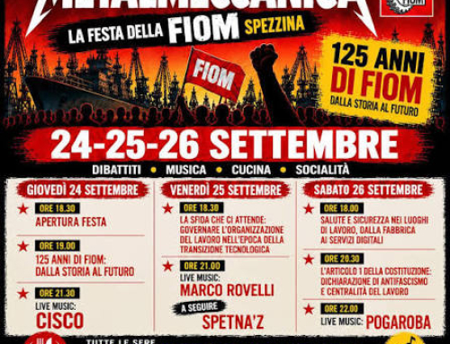 Giovedì 24 settembre La Spezia , Ultima tappa del tour di REDUCI